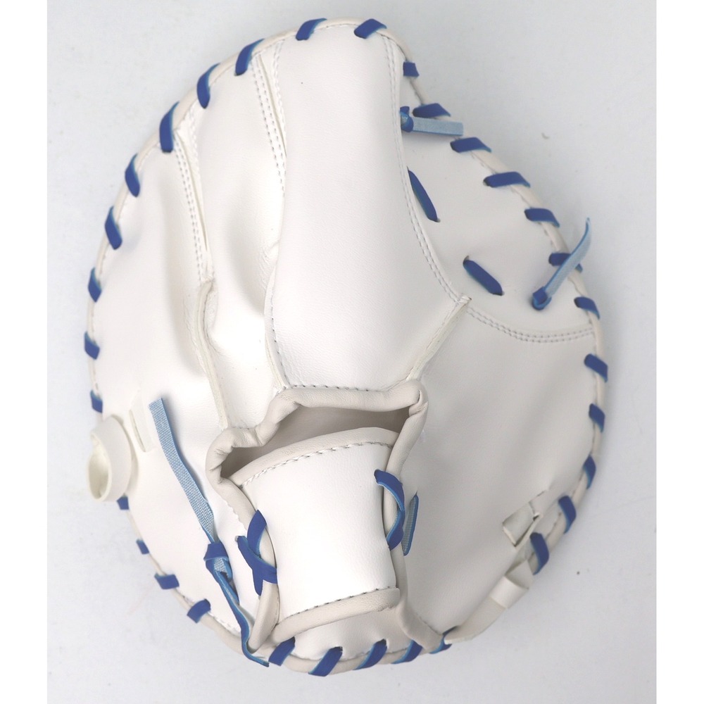 Unbranded Training Glove Kids OS White Excellent Pancake Flat Infield Mitt